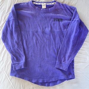 PINK Victoria's Secret Women Spirit Jersey Sweatshirt Size S